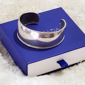 Rare Silpada Sterling Silver Braided Cuff Bracelet B0168